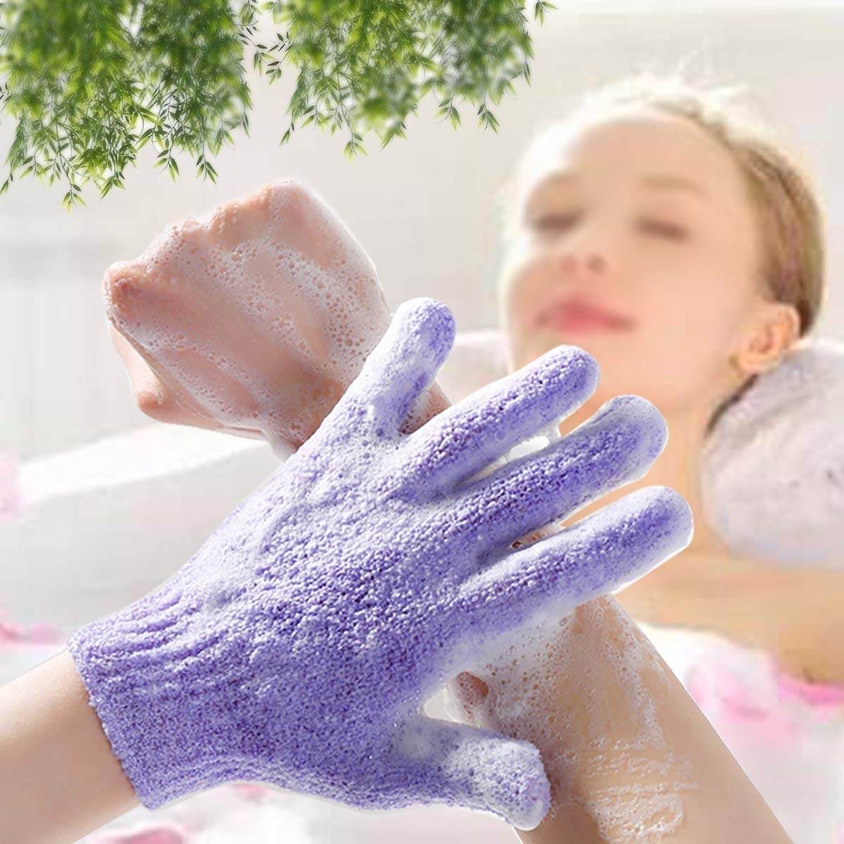 Maonas Lux Exfoliating Bath Gloves(2pcs)